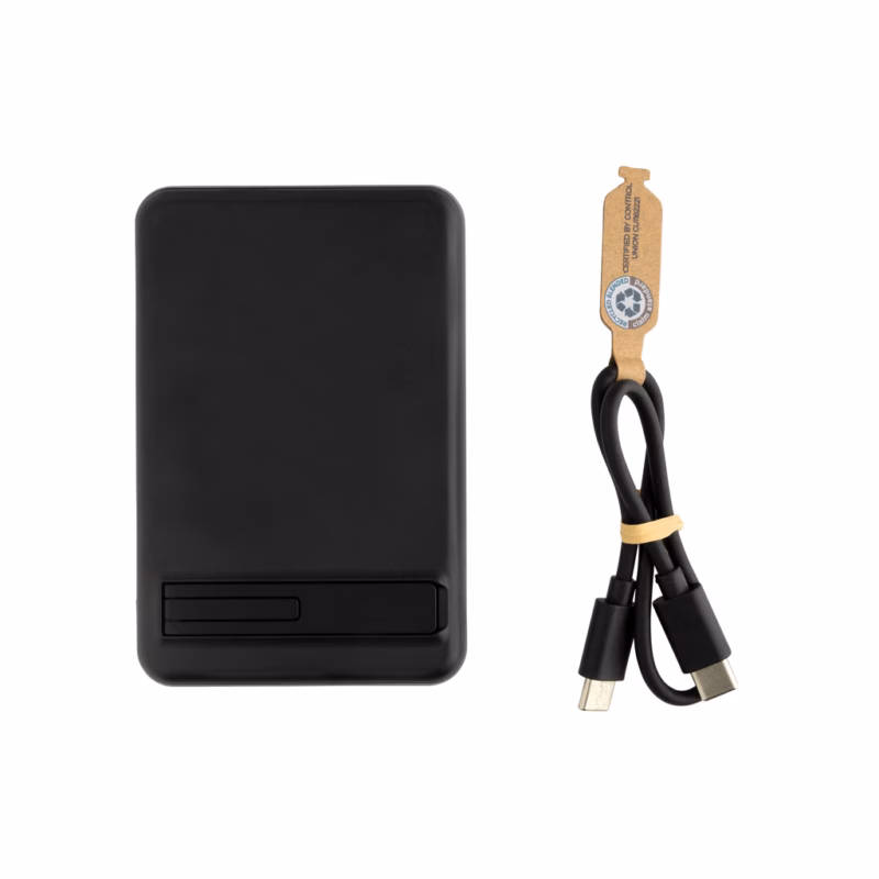 Zen RCS powerbank od reciklirane plastike i bambusa, 5.000 mAh, 5W magnetni - Image 10