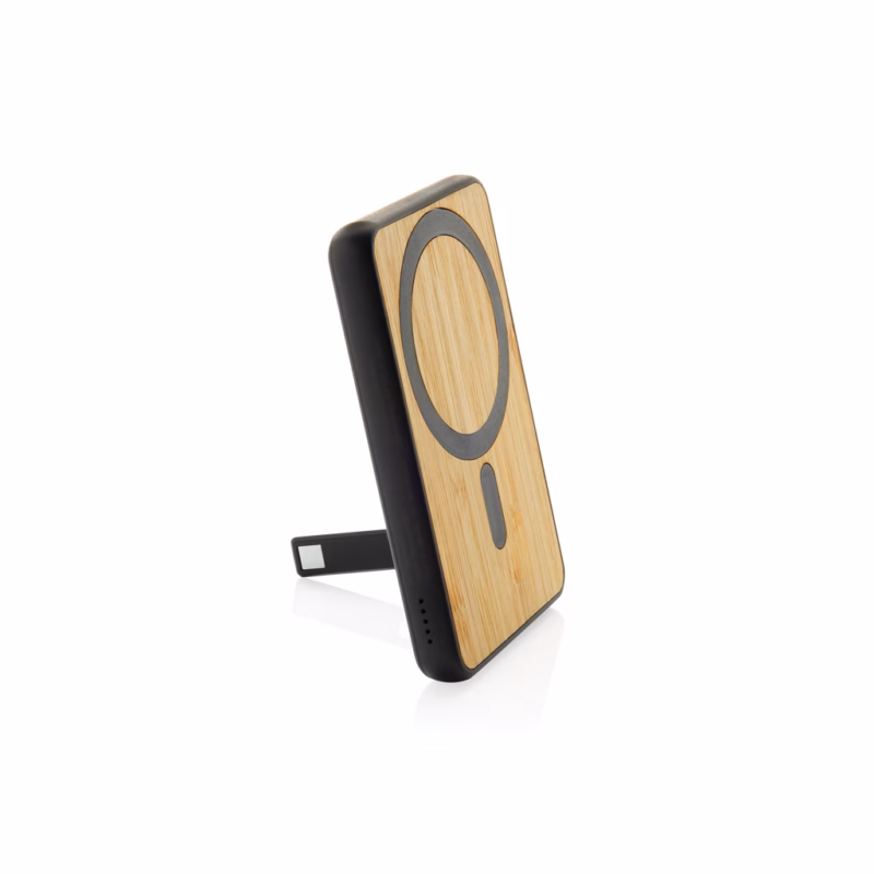 Zen RCS powerbank od reciklirane plastike i bambusa, 5.000 mAh, 5W magnetni - Image 5