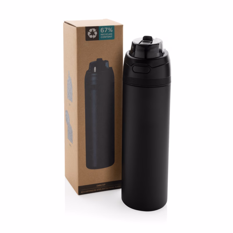 Omni Sip RCS sertifikovana boca od recikliranog čelika sa sigurnosnim zatvaranjem, 720 ml - Image 19